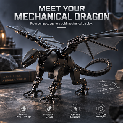 Toaimer® DragonMorph – Egg to Dragon Transforming Mechanical Toy🐉