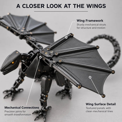 Toaimer® DragonMorph – Egg to Dragon Transforming Mechanical Toy🐉